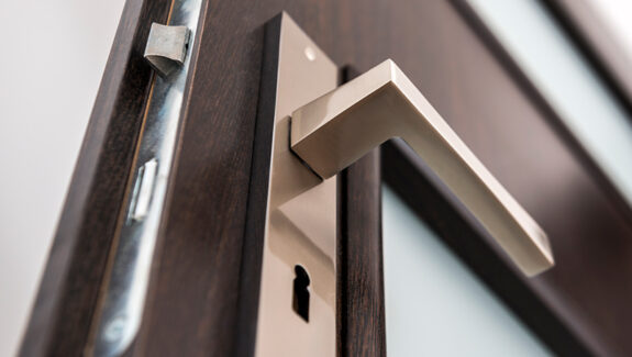 An image of a door handle